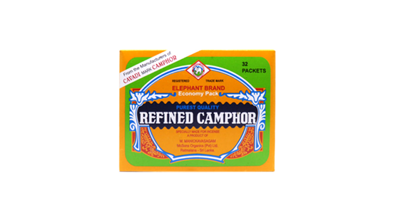 Cavadi Mark Camphor Raffinierter Kampfer 105 Tabletten (Elefantenkarton)