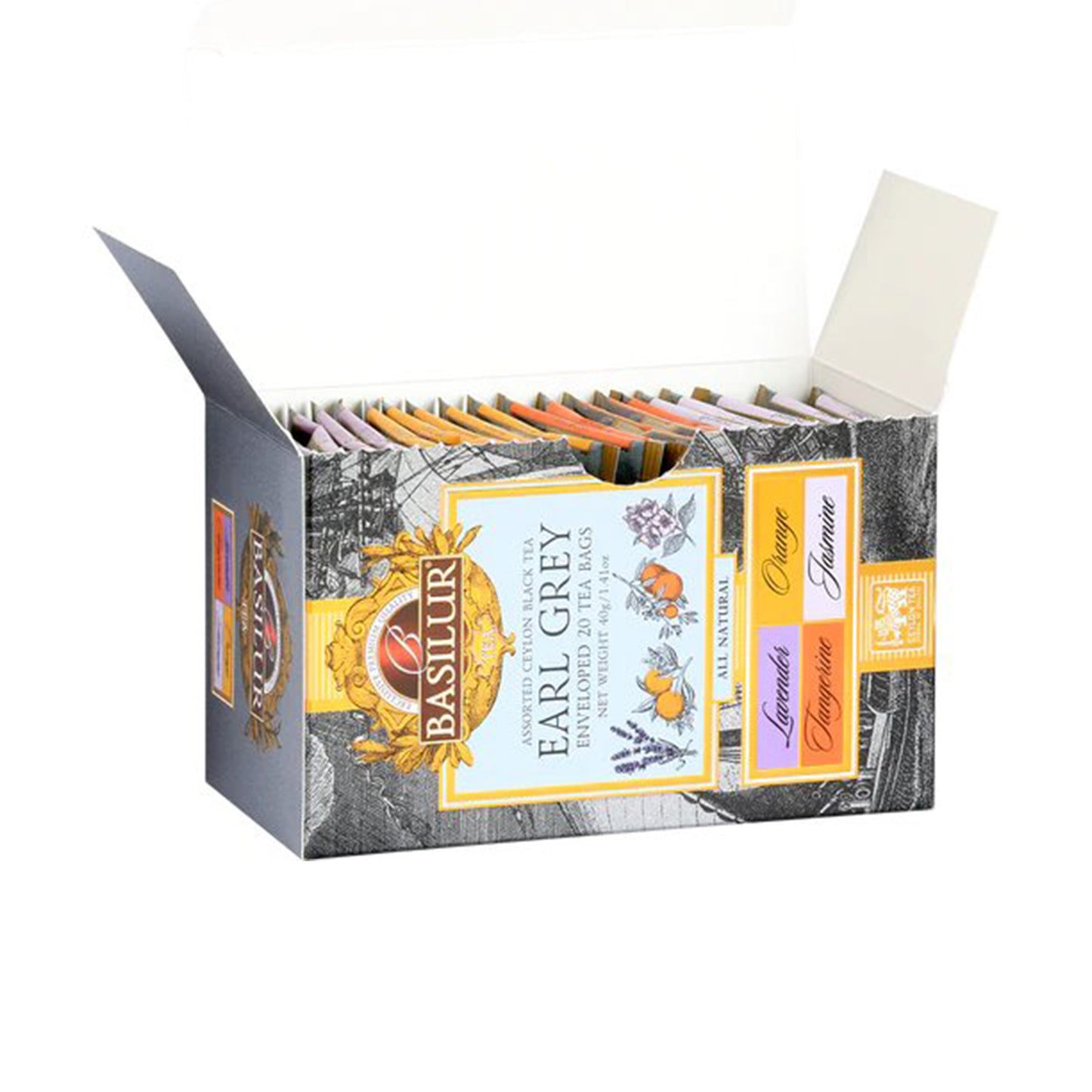 Basilur Earl Grey Collection (40 g) 20 Teebeutel