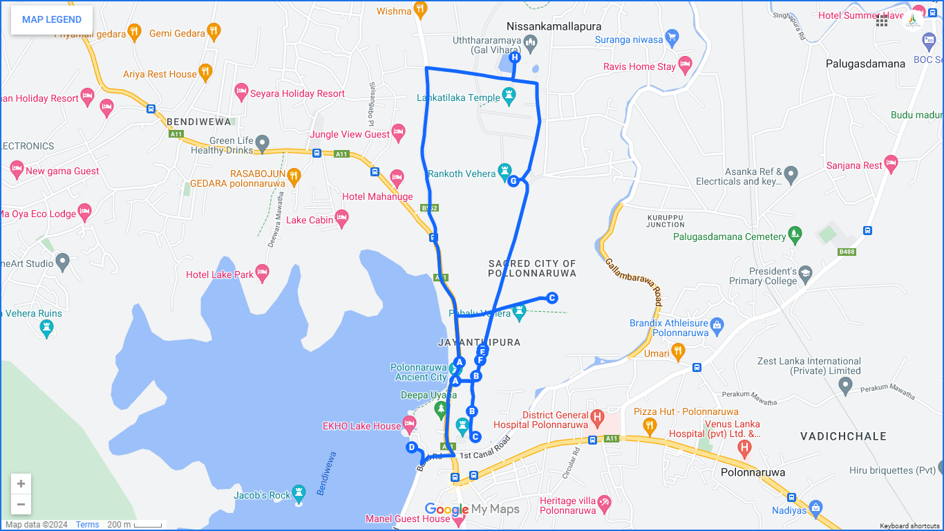 Radtour durch antike Ruinen von Polonnaruwa