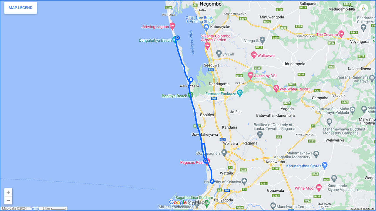 Niederländische Fußspuren-Radtour ab Colombo