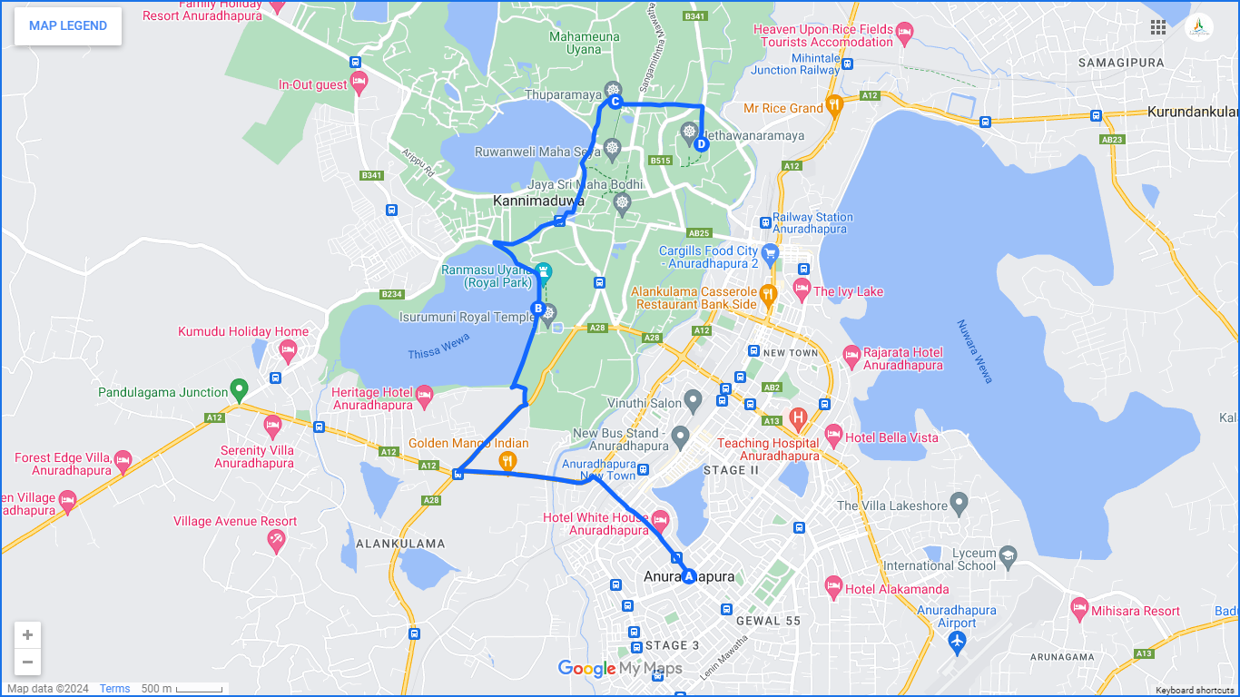 Fahrrad- und Kochvorführung aus Anuradhapura