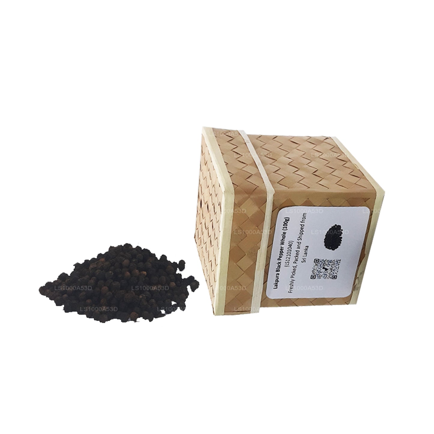 Lakpura Black Pepper Ganze (100 g) Box