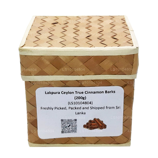 Lakpura Bio-Ceylon Echte Zimtrinden (200 g) Packung