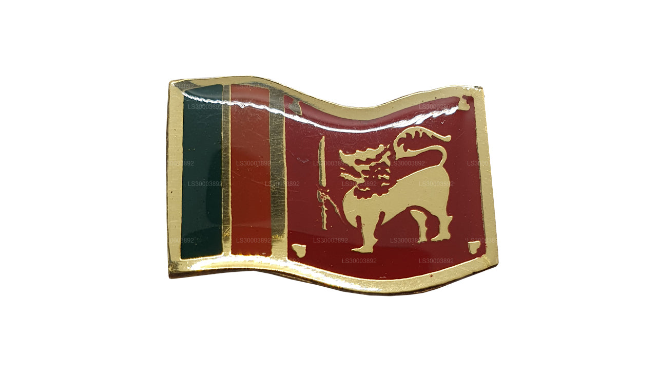 Anstecknadel mit srilankischer Nationalflagge (Design B)