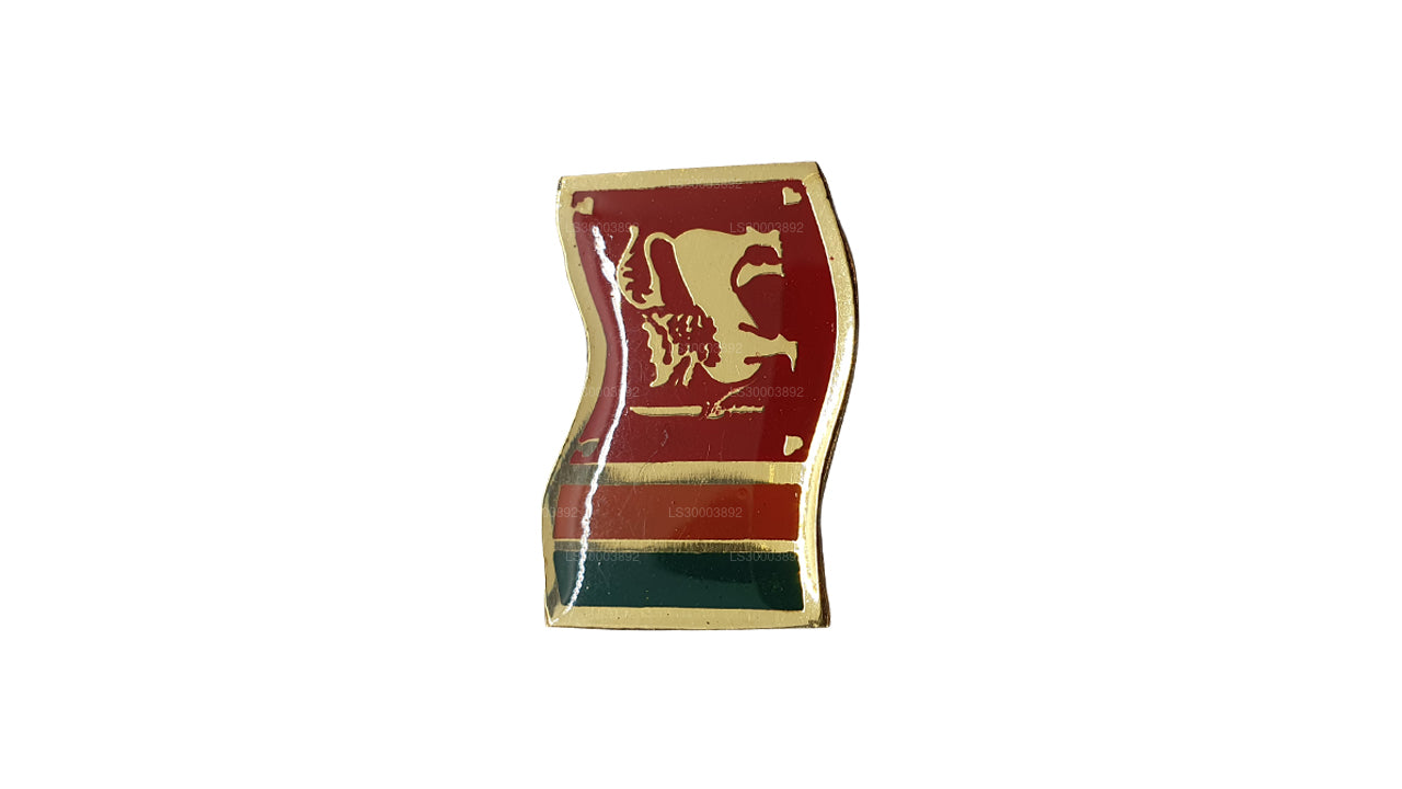 Anstecknadel mit srilankischer Nationalflagge (Design B)