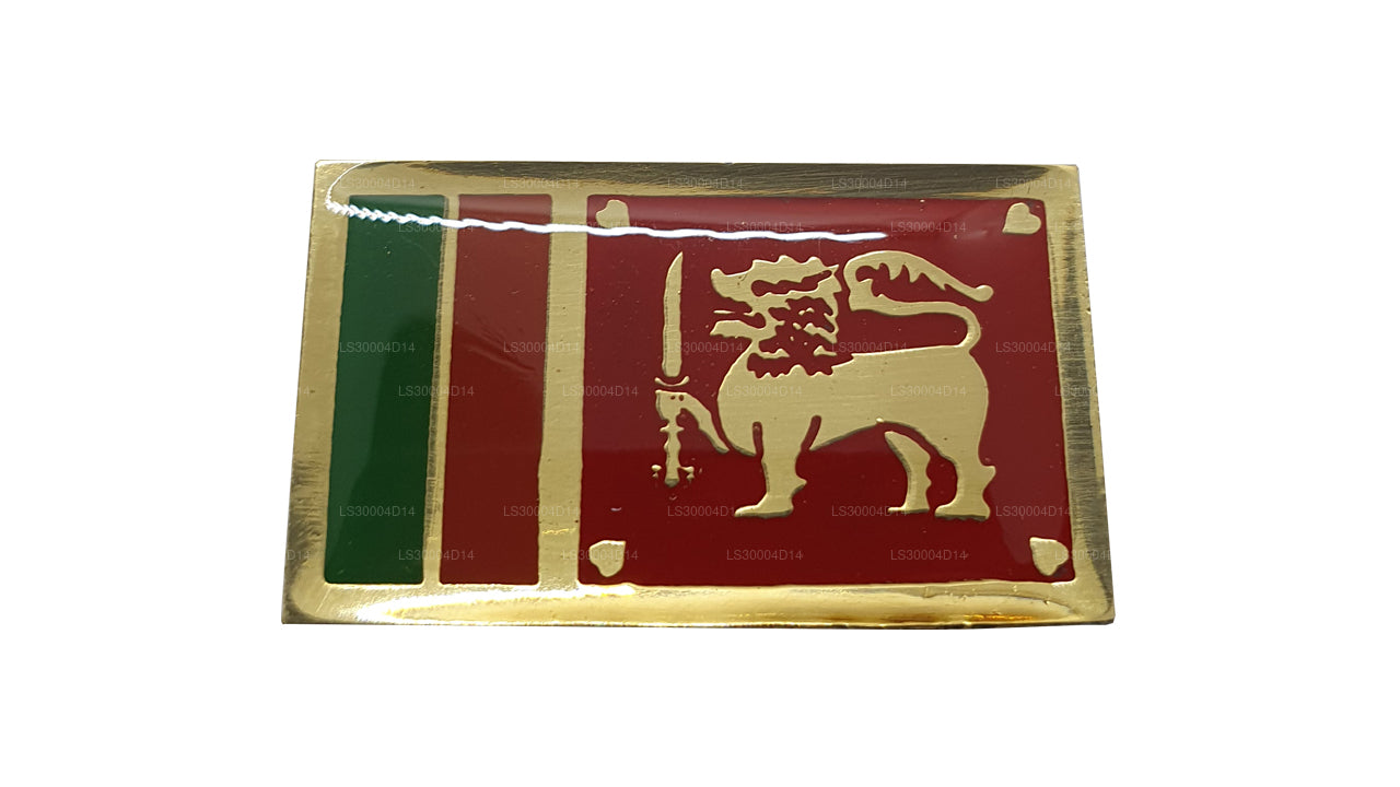 Anstecknadel mit srilankischer Nationalflagge (Design A)