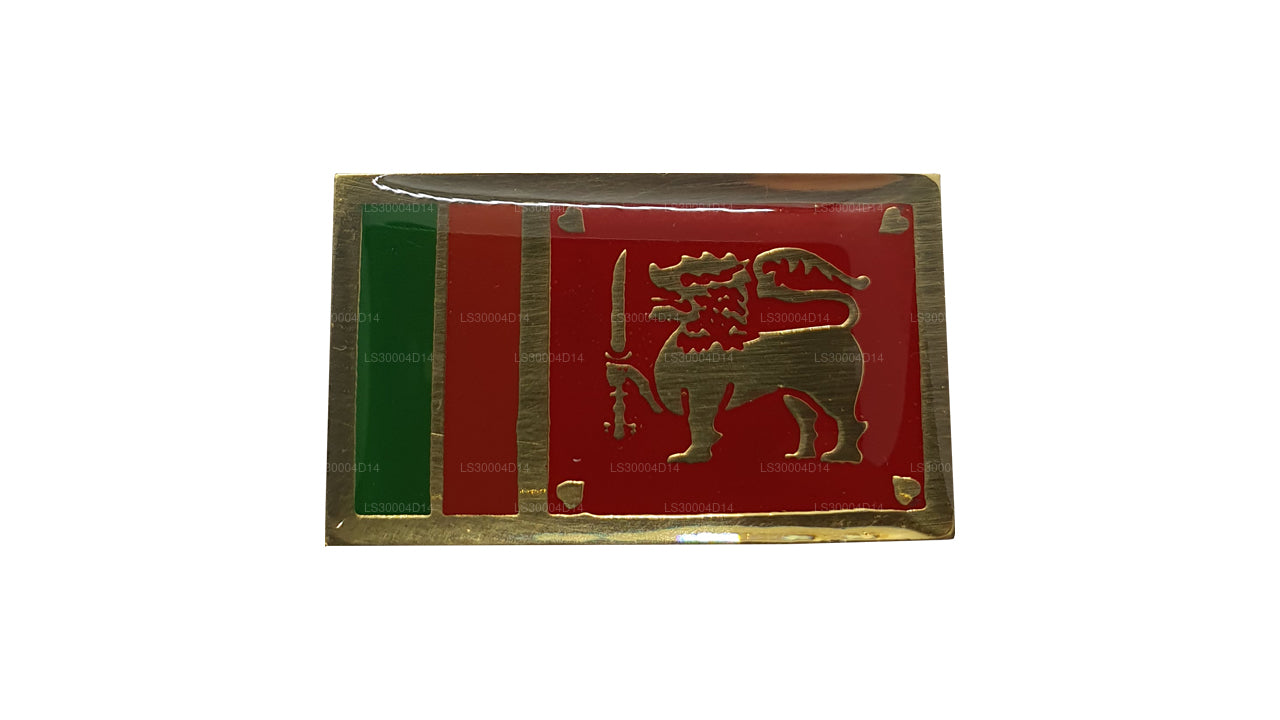 Anstecknadel mit srilankischer Nationalflagge (Design A)