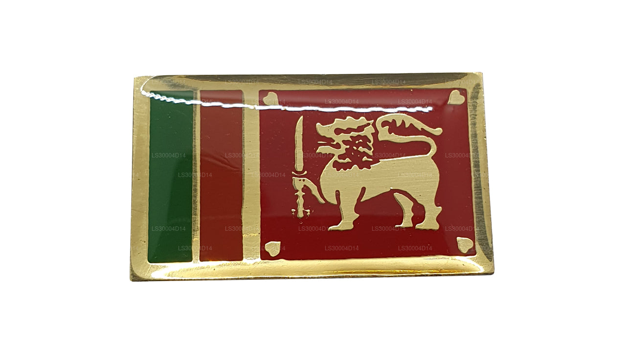 Anstecknadel mit srilankischer Nationalflagge (Design A)