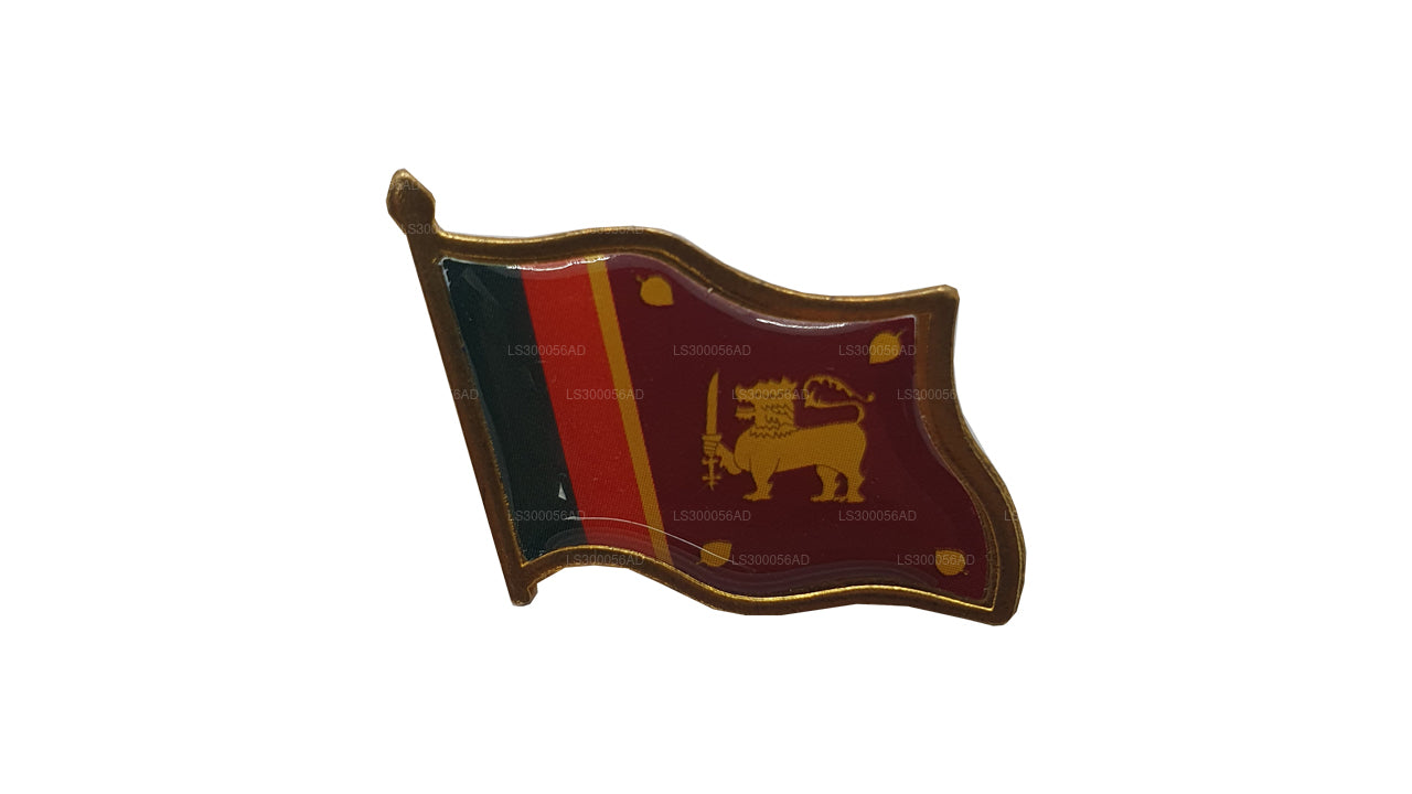 Anstecknadel mit srilankischer Nationalflagge (Design C)