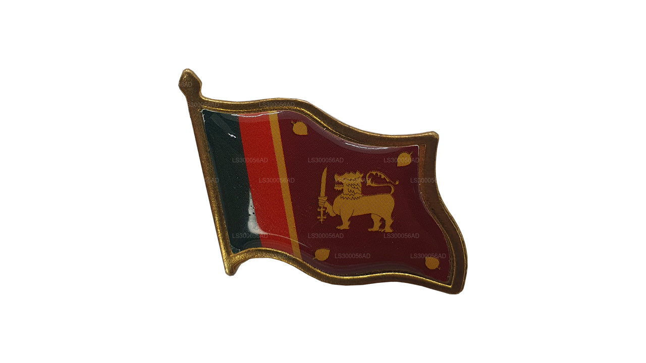 Anstecknadel mit srilankischer Nationalflagge (Design C)