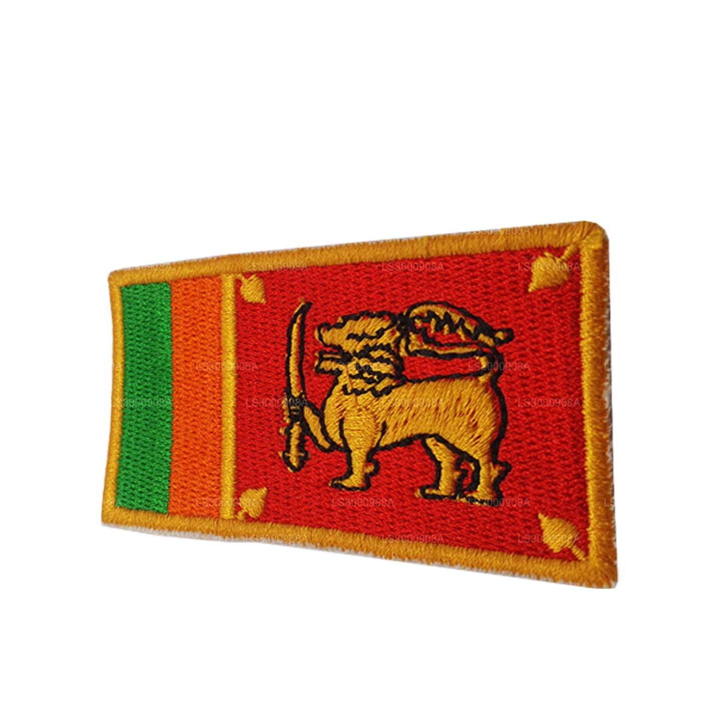 Stoffabzeichen mit srilankischer Nationalflagge (Design A)