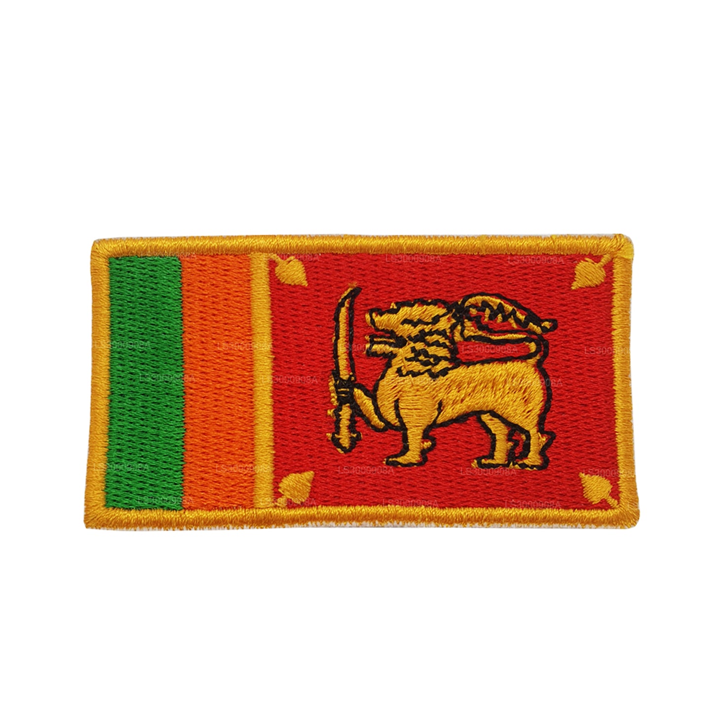 Stoffabzeichen mit srilankischer Nationalflagge (Design A)