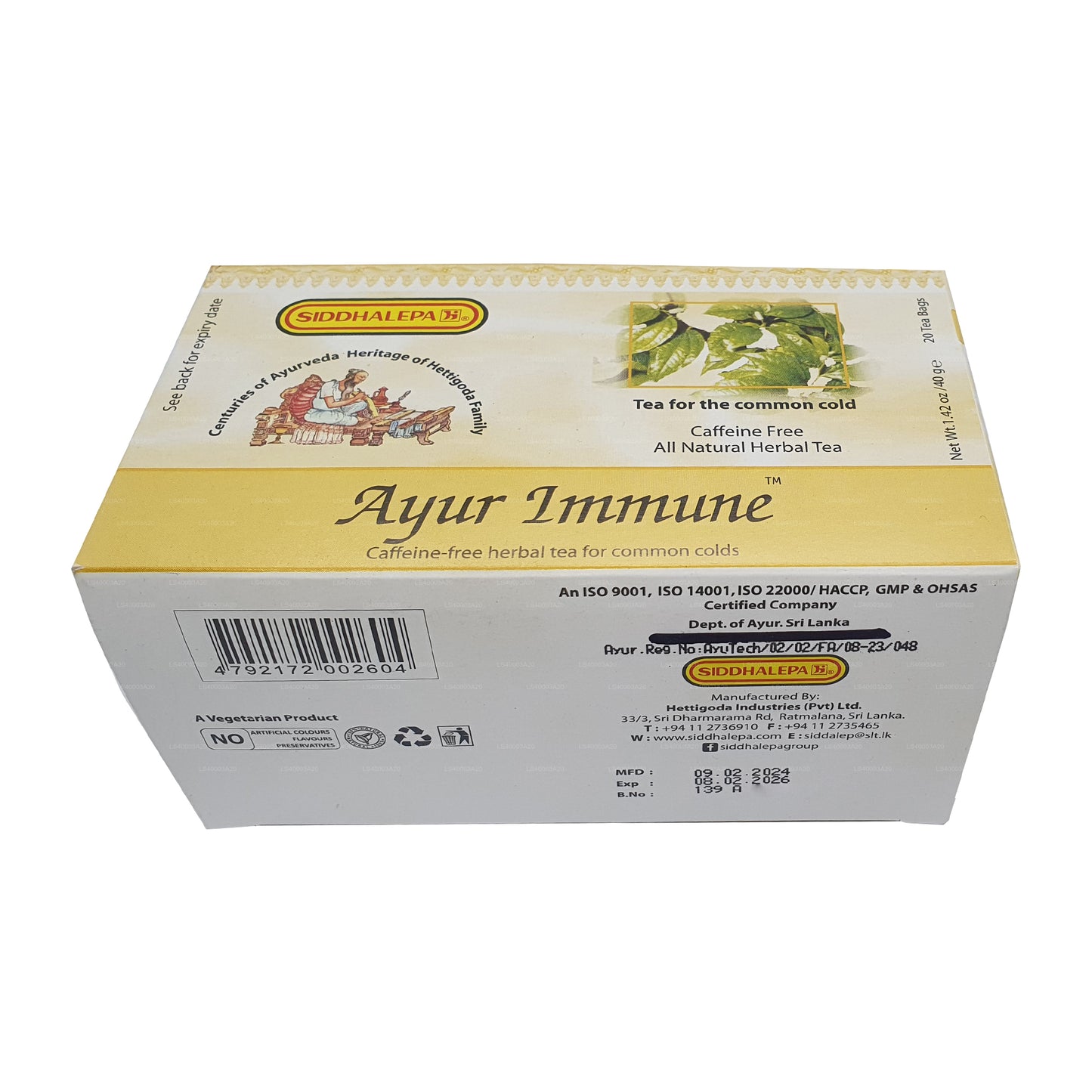 Siddhalepa Ayur Immungstee (40 g)