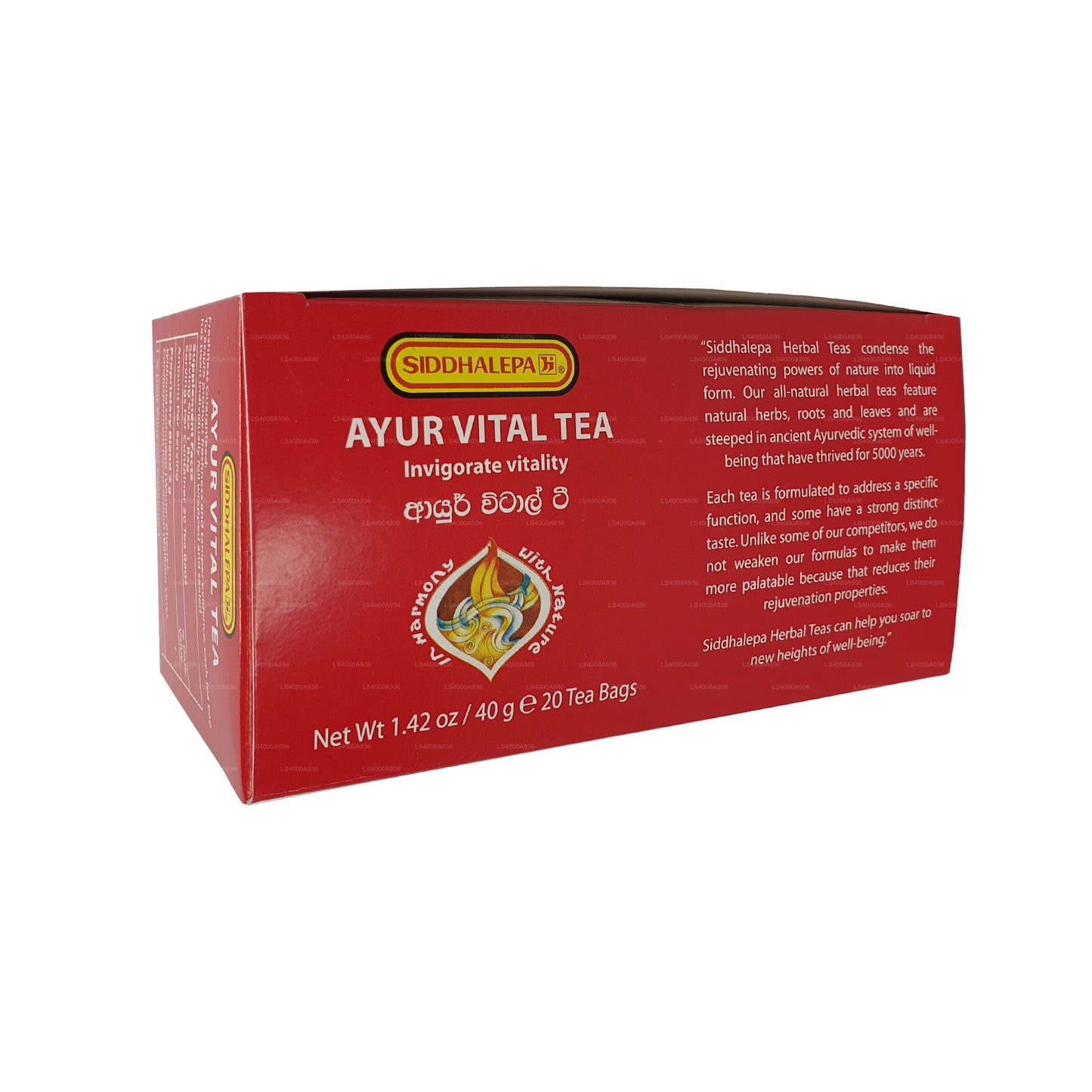 Siddhalepa Ayur Vital Tee (40 g) 20 Teebeutel