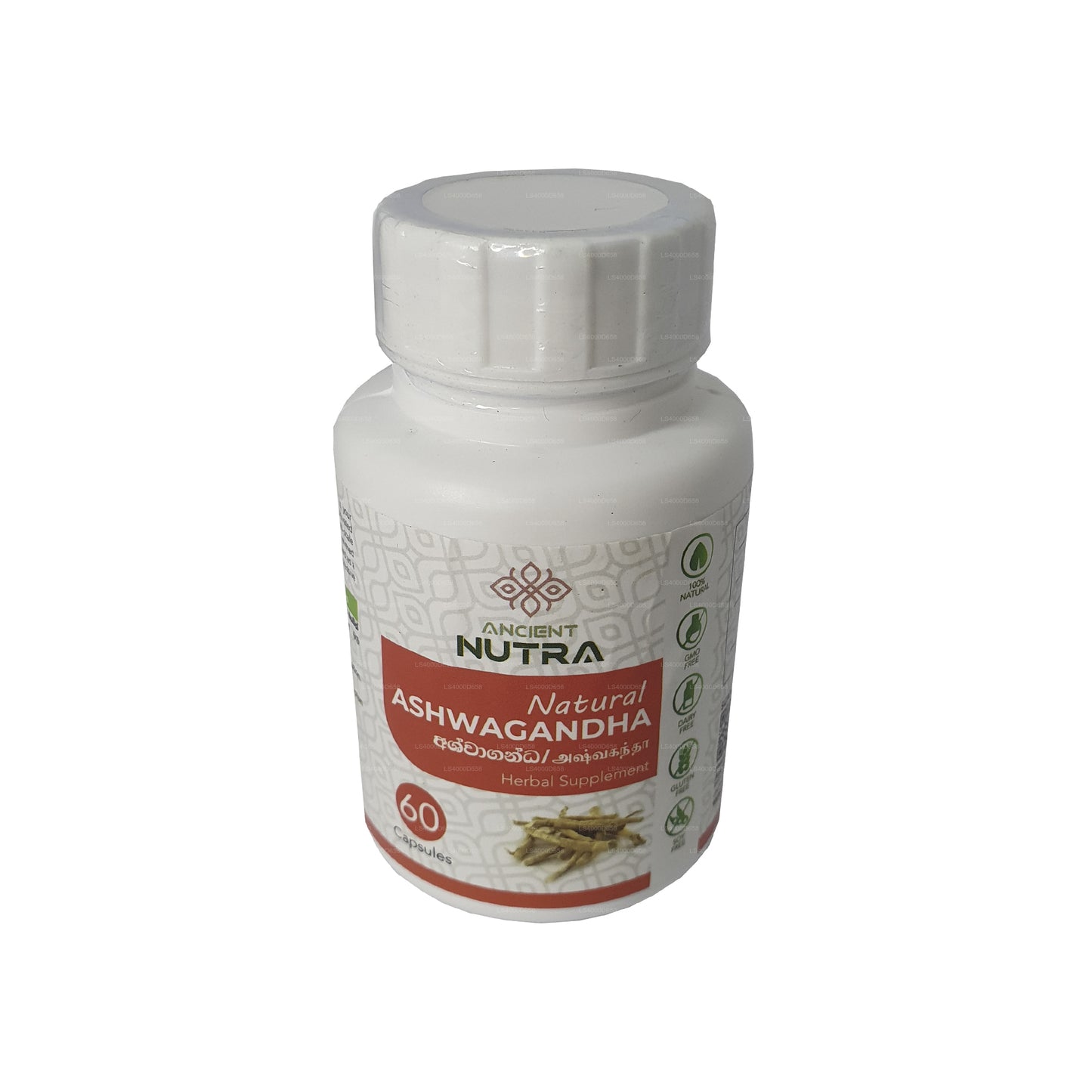 Ancient Nutraceuticals Natürliches Ashwagandha (60 Kapseln)