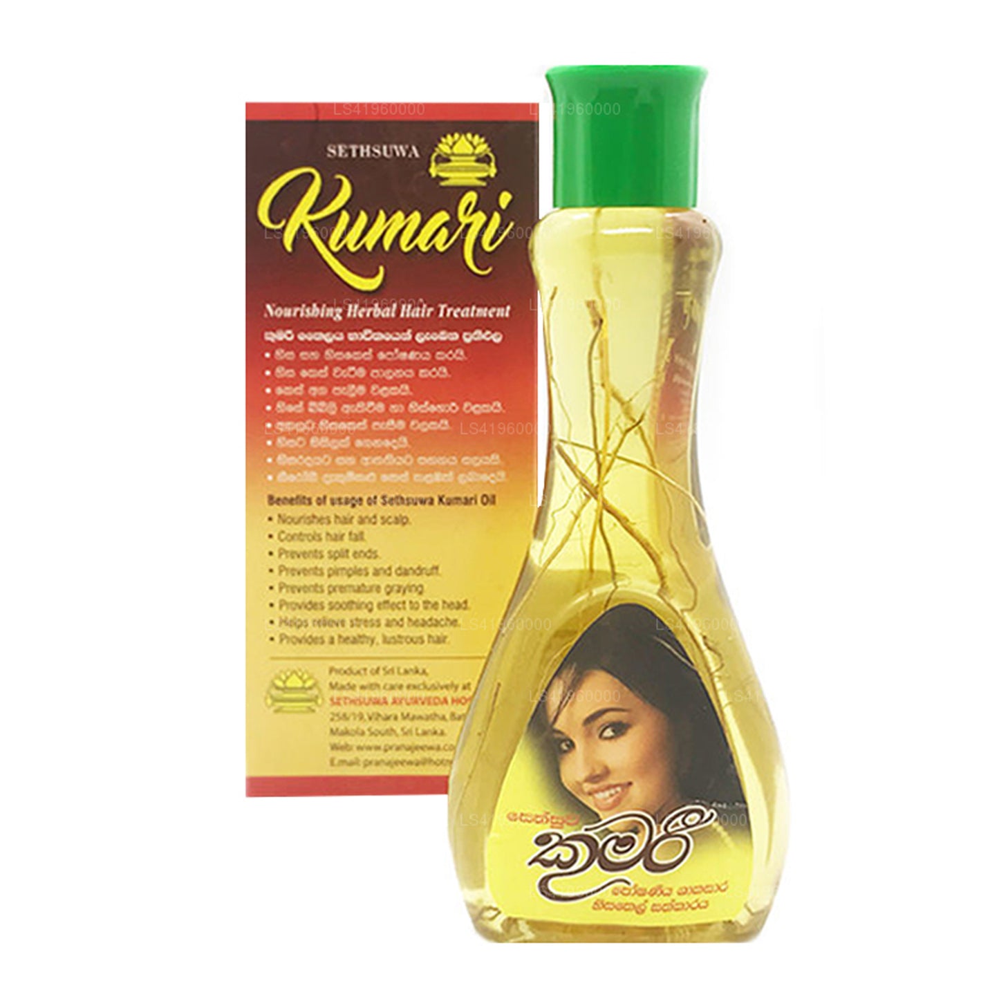 Sethsuwa Kumari Kräuterhaaröl (100 ml)