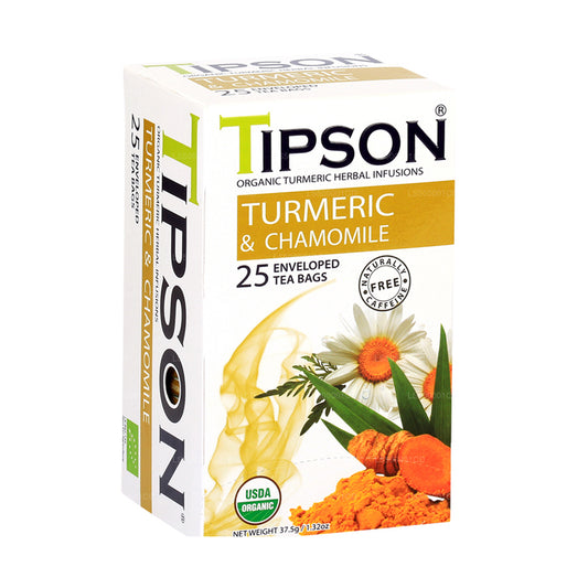 Tipson Tee Bio-Kurkuma und Kamille (37,5 g)