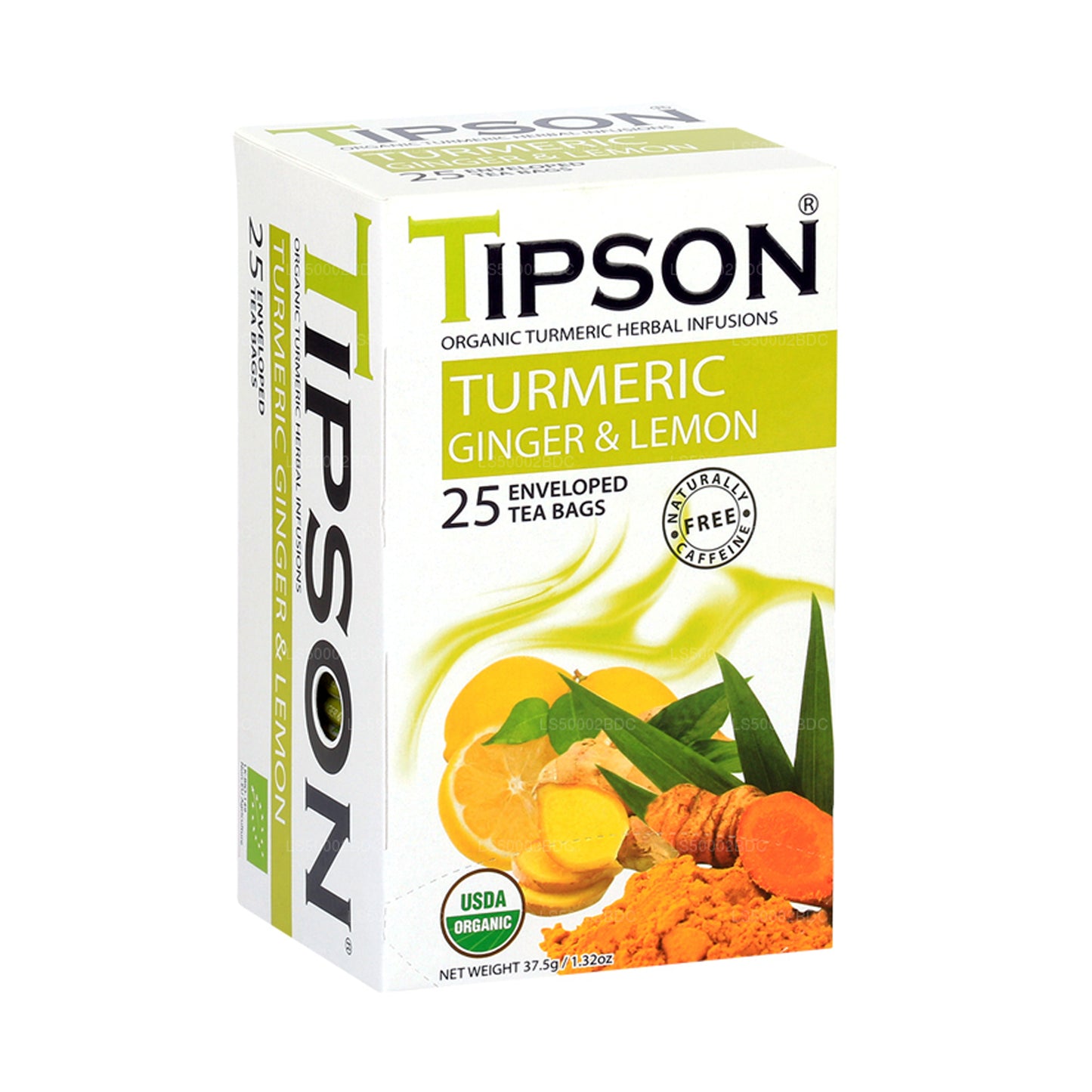 Tipson Tea Bio-Kurkuma Ingwer & Zitrone (37,5 g)
