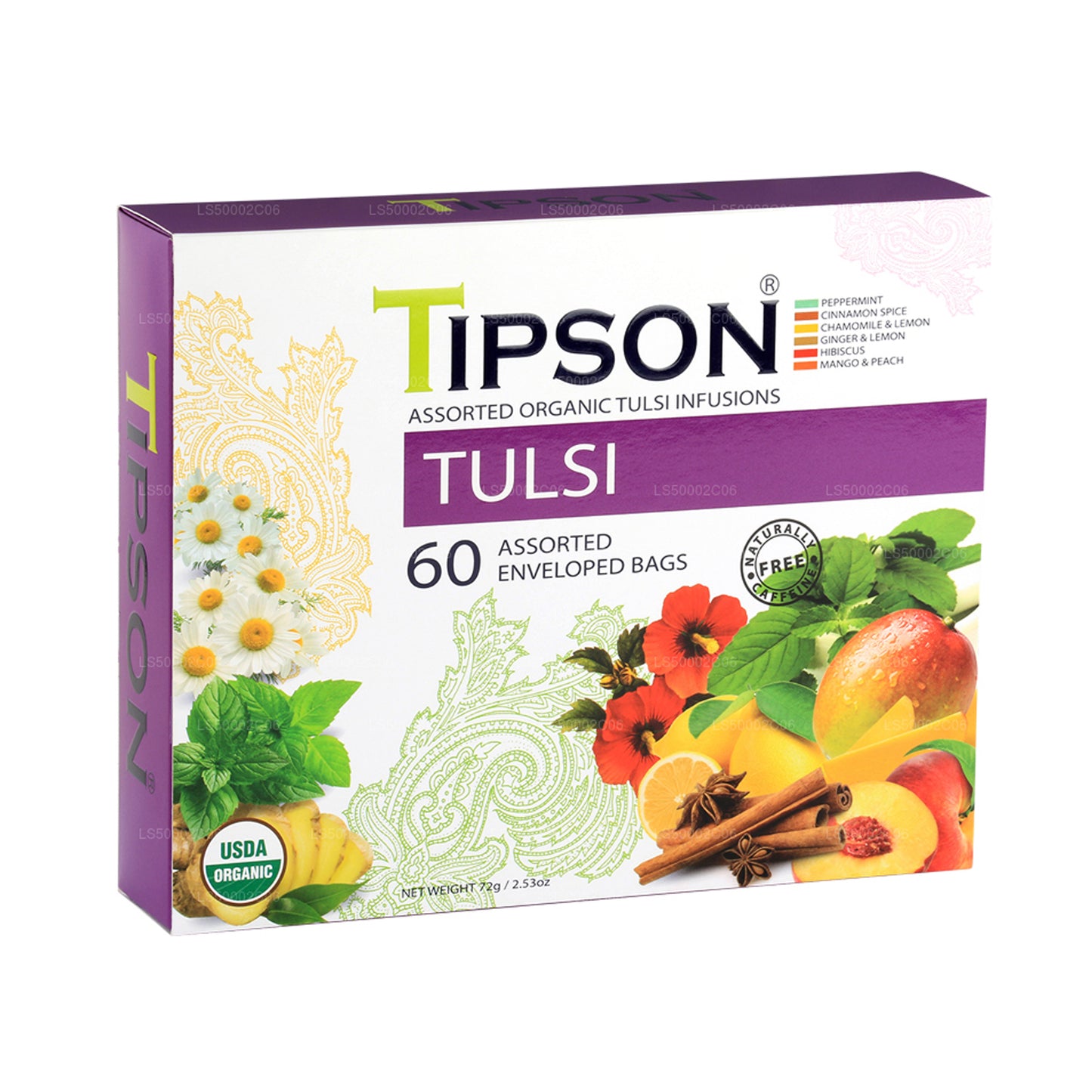 Tipson Tee Bio-Tulsi, sortiert (72 g)