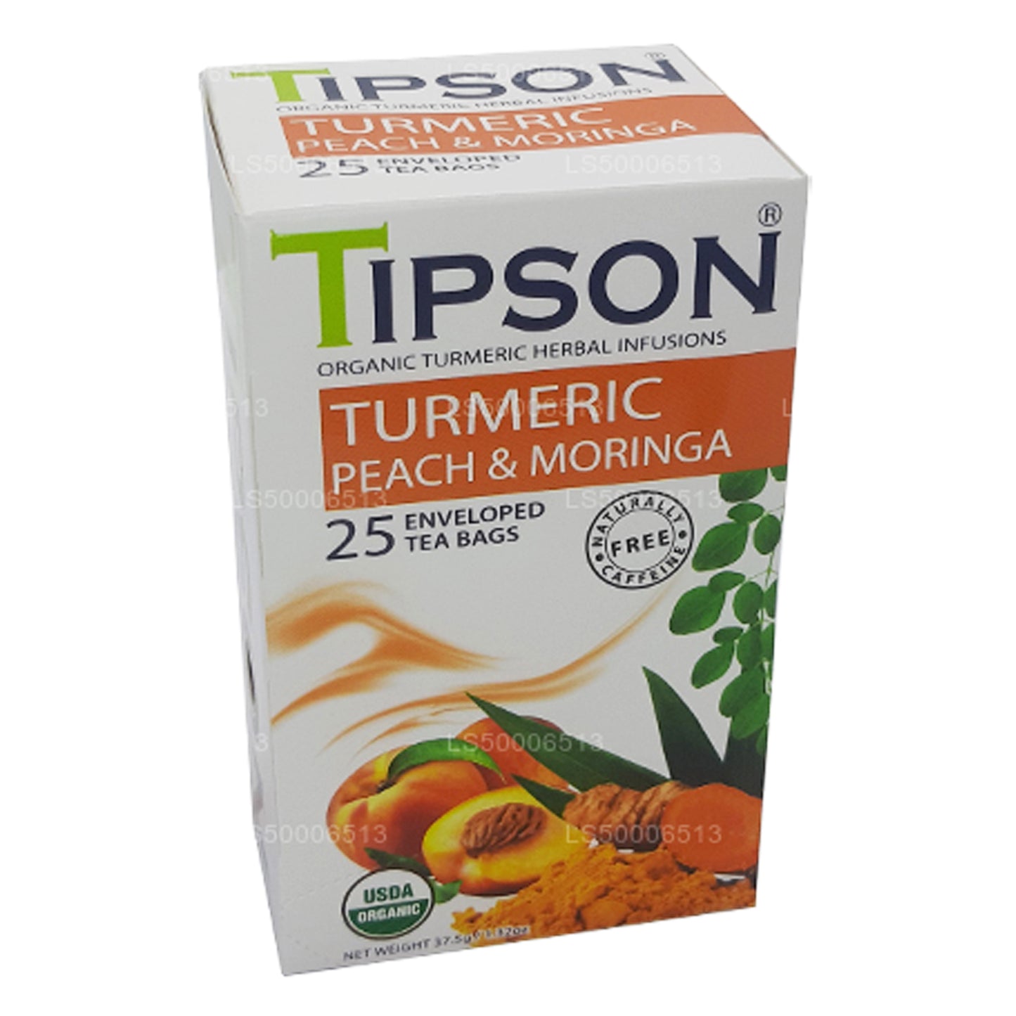 Tipson Tea Bio-Kurkuma-Pfirsich und Moringa (37,5 g)