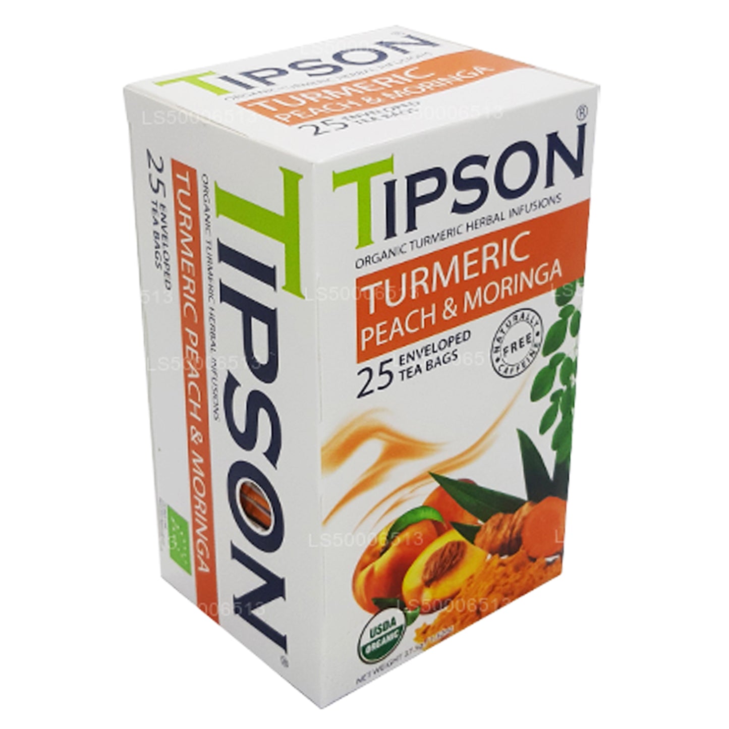 Tipson Tea Bio-Kurkuma-Pfirsich und Moringa (37,5 g)