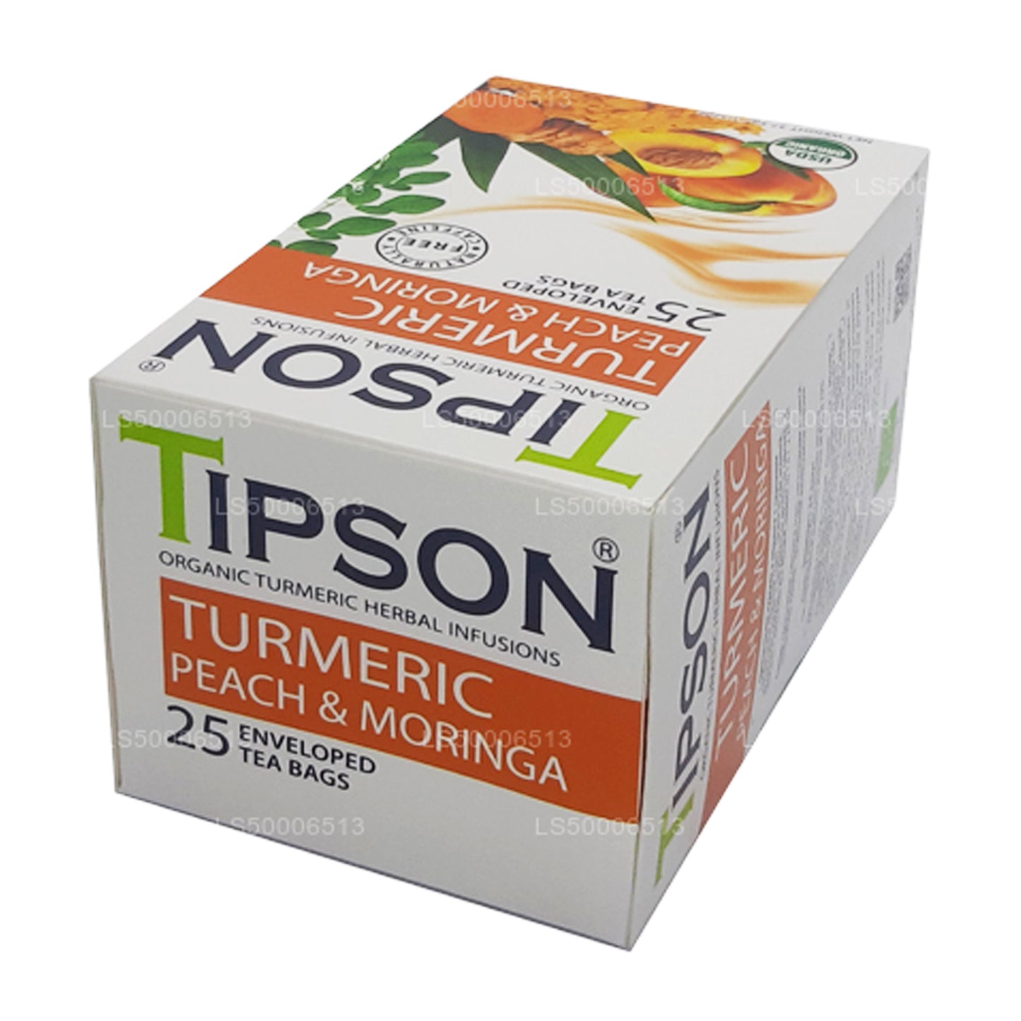 Tipson Tea Bio-Kurkuma-Pfirsich und Moringa (37,5 g)