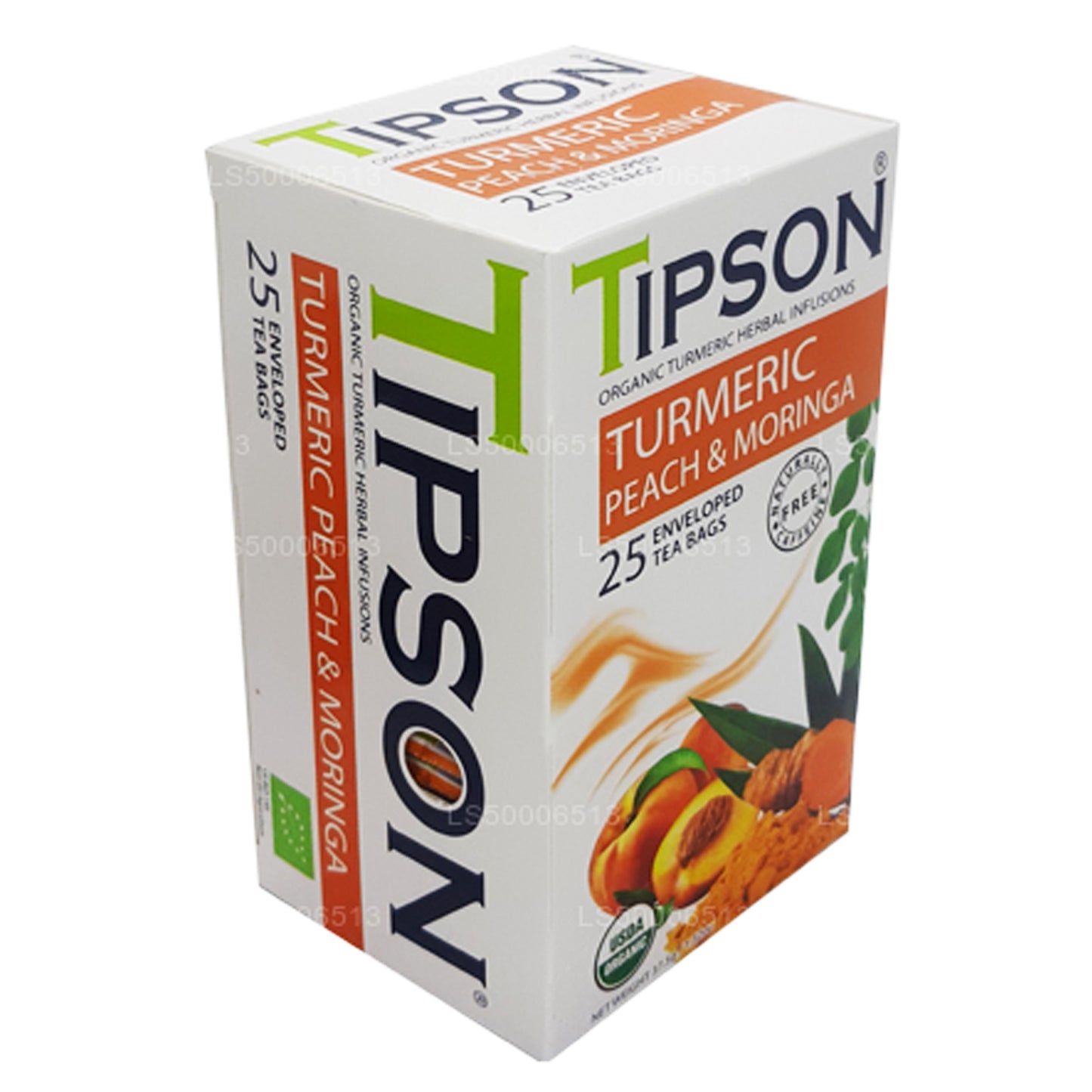 Tipson Tea Bio-Kurkuma-Pfirsich und Moringa (37,5 g)