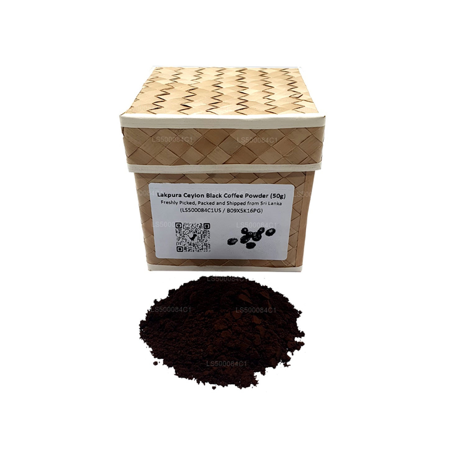 Lakpura Ceylon Schwarzkaffeepulver (50 g)