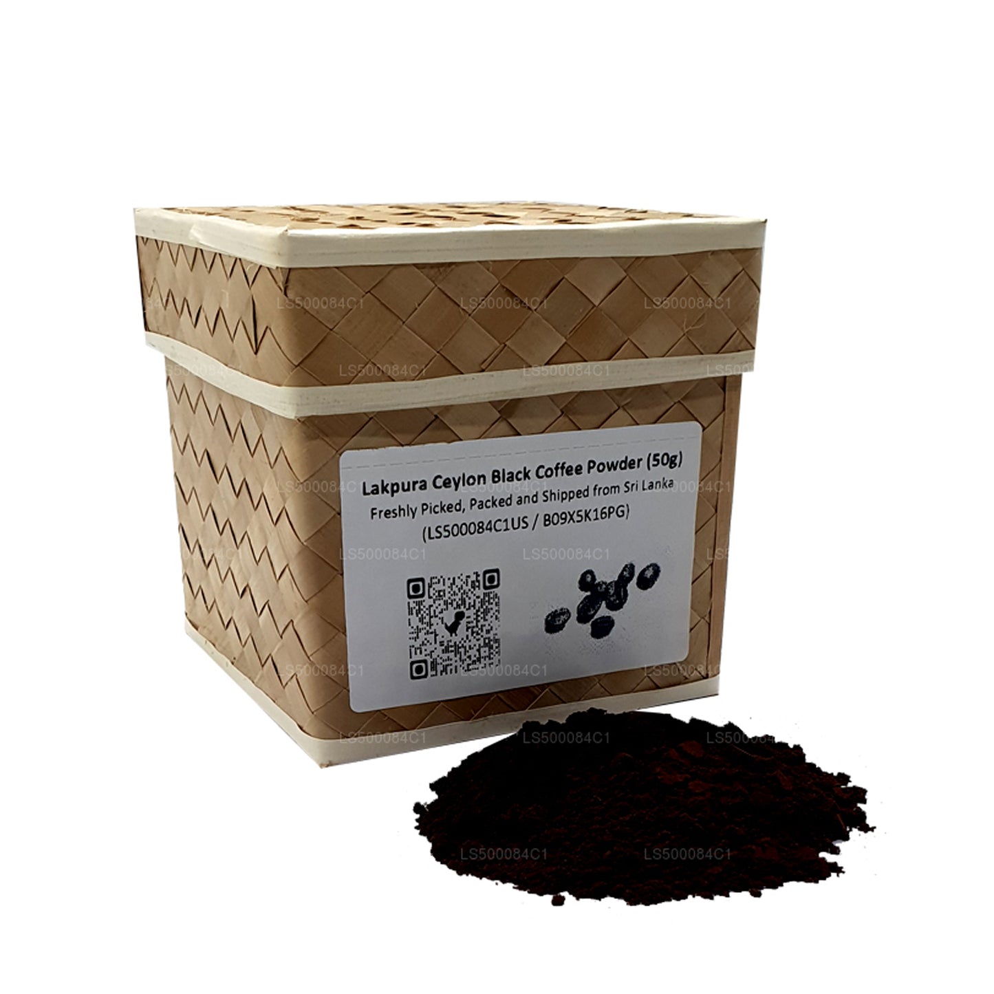 Lakpura Ceylon Schwarzkaffeepulver (50 g)