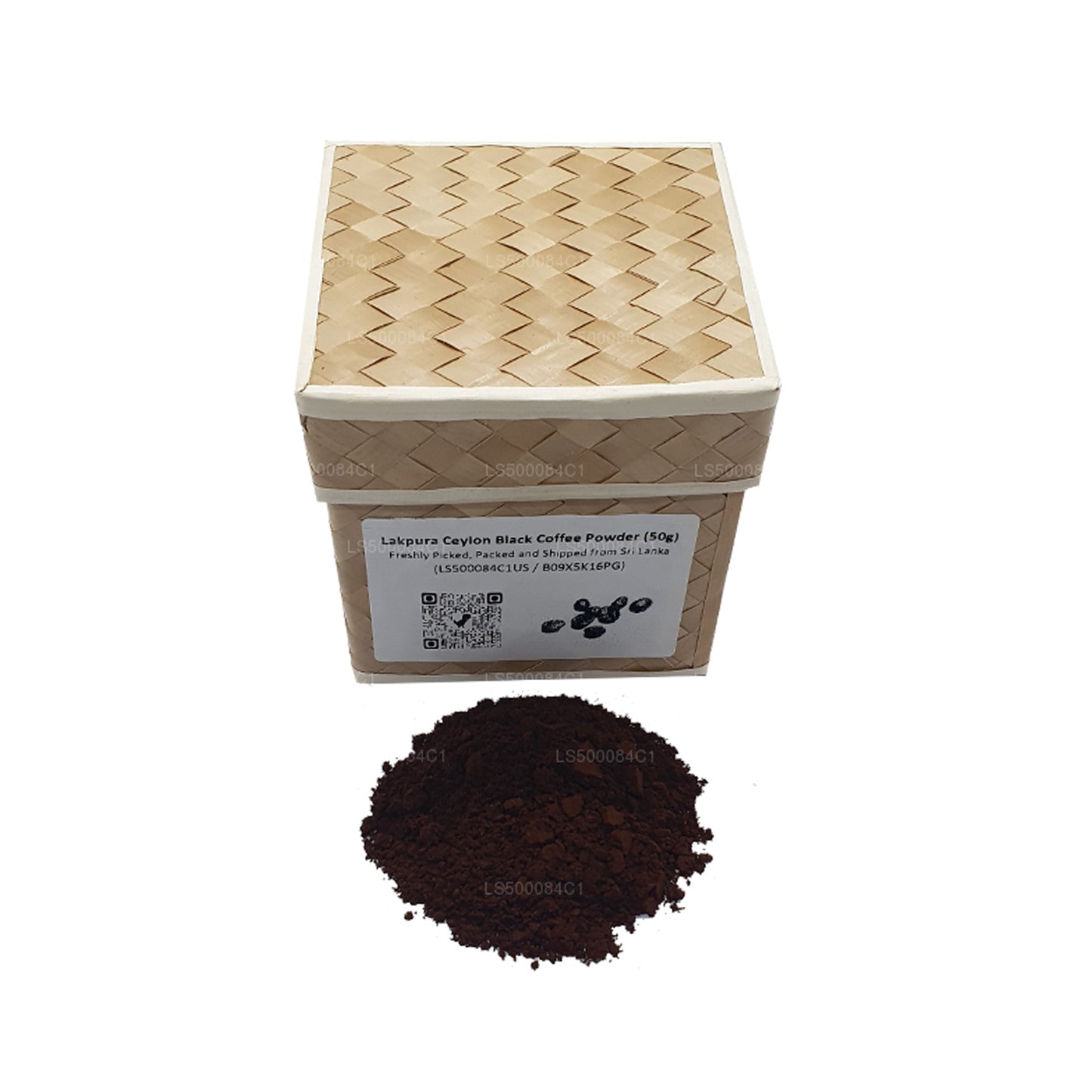 Lakpura Ceylon Schwarzkaffeepulver (50 g)