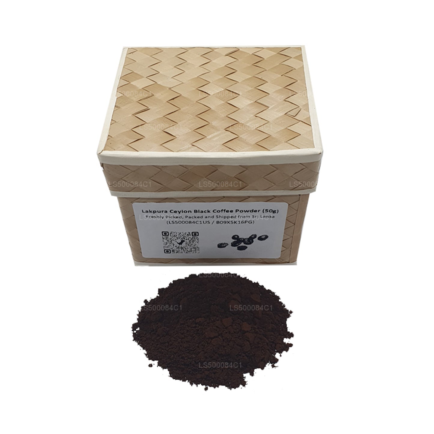 Lakpura Ceylon Schwarzkaffeepulver (50 g)