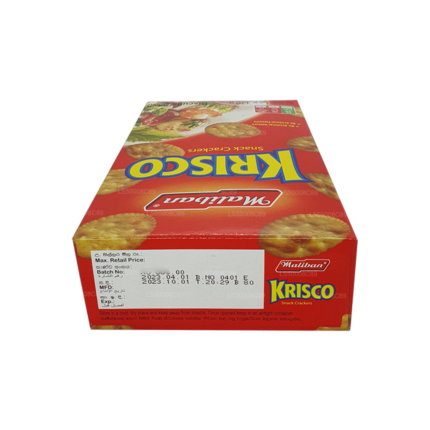 Maliban Krisco Snack Cracker Kekse (170 g)