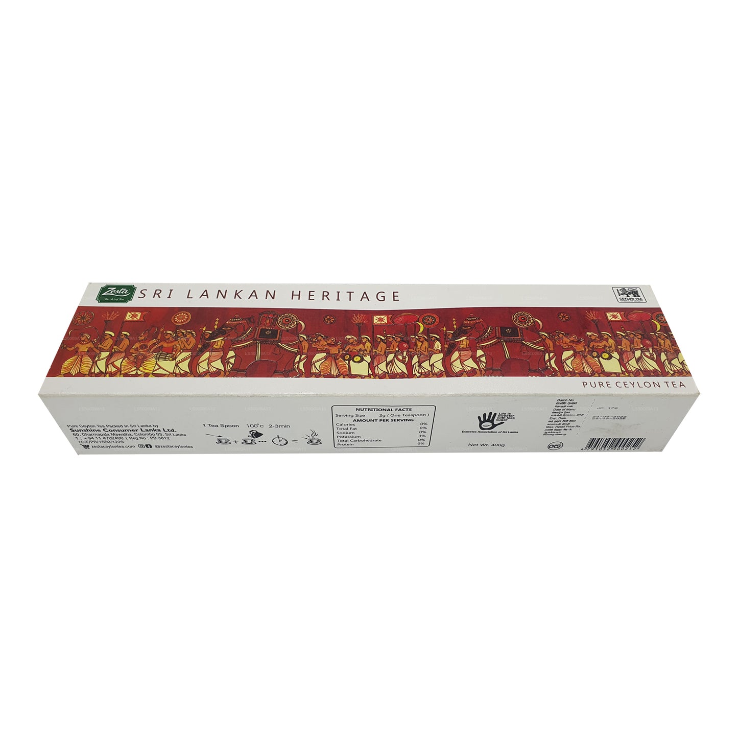 Zesta Sri Lankan Heritage Five Tea Pack (400g)