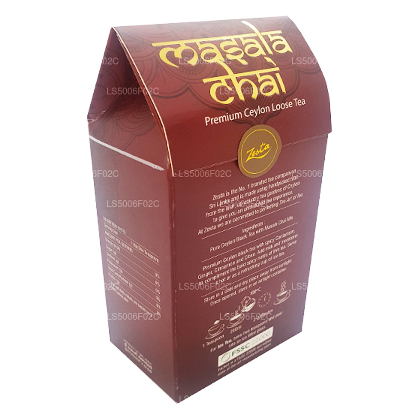 Zesta Masala Chai Loseblatt (100g)