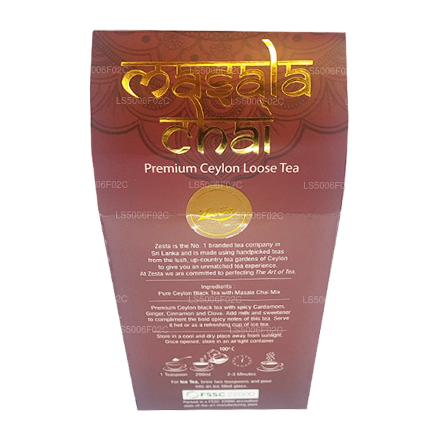 Zesta Masala Chai Loseblatt (100g)