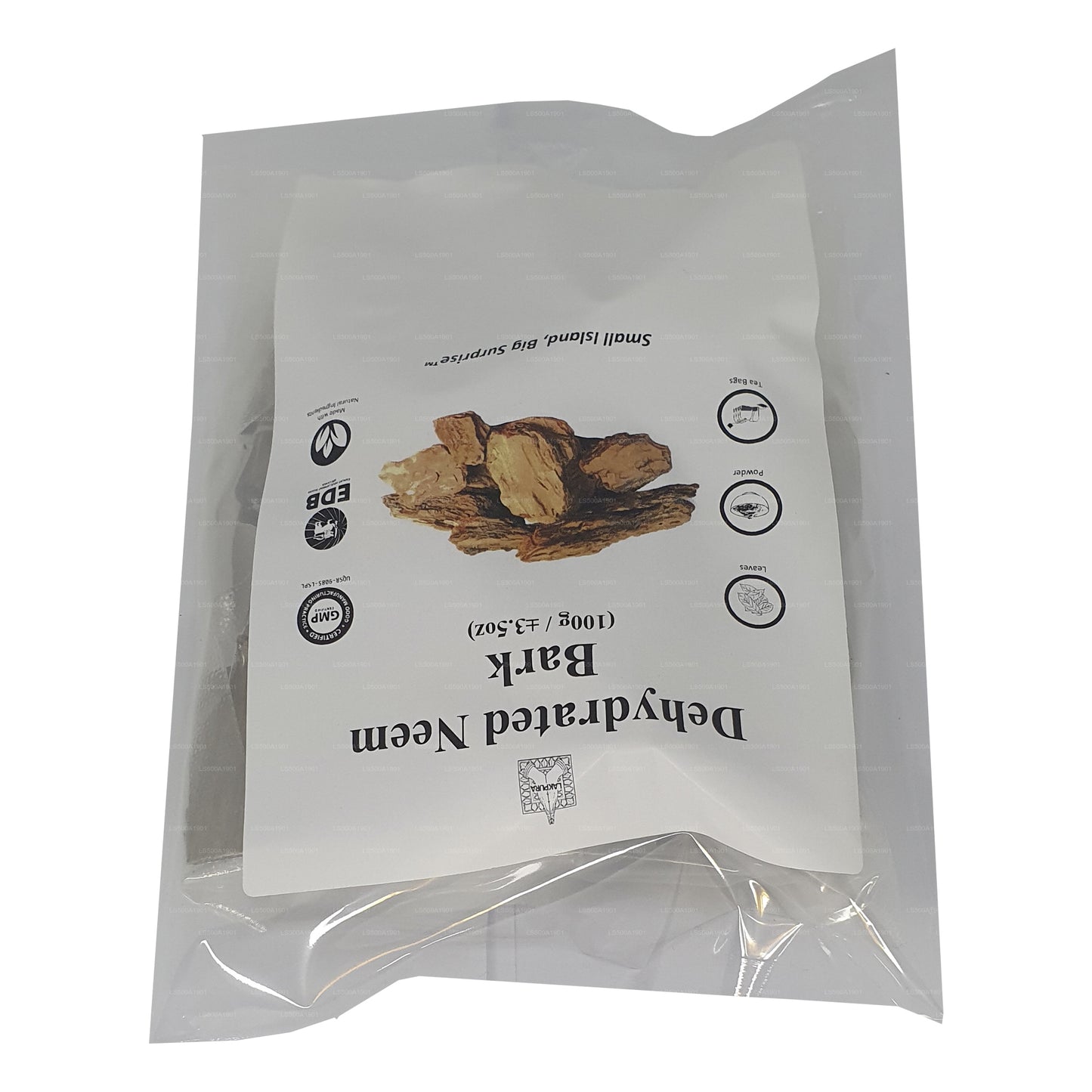 Lakpura dehydrierte Rinde des Neembaums (Kohomba Pothu) (100 g)