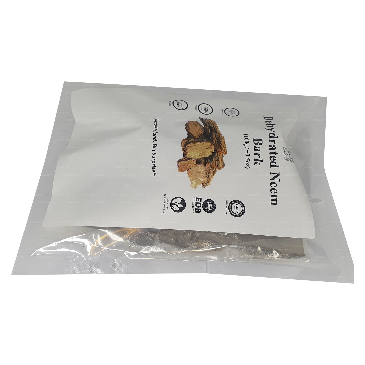 Lakpura dehydrierte Rinde des Neembaums (Kohomba Pothu) (100 g)