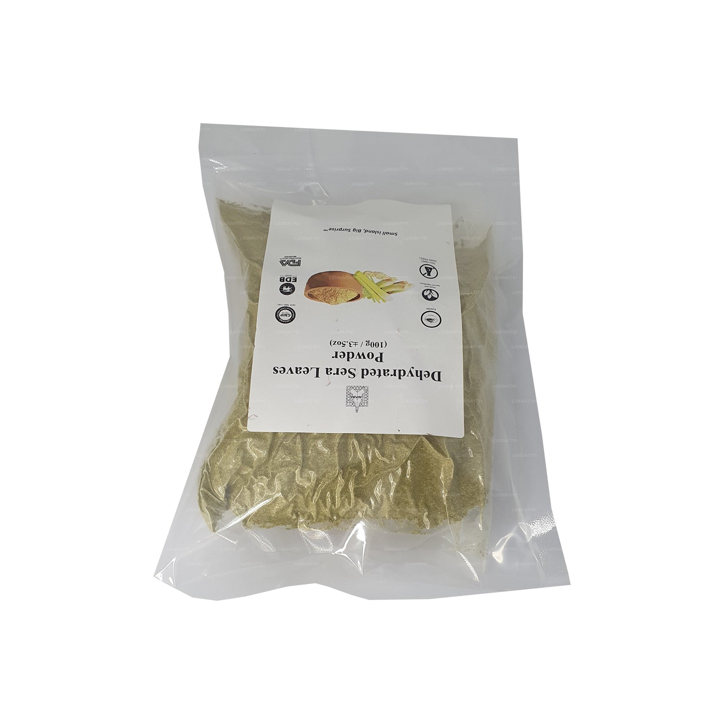 Lakpura dehydrierte Sera-Blätter (Cymbopogon Citrate) Pulver (100 g)