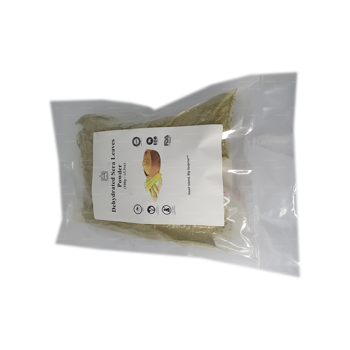 Lakpura dehydrierte Sera-Blätter (Cymbopogon Citrate) Pulver (100 g)