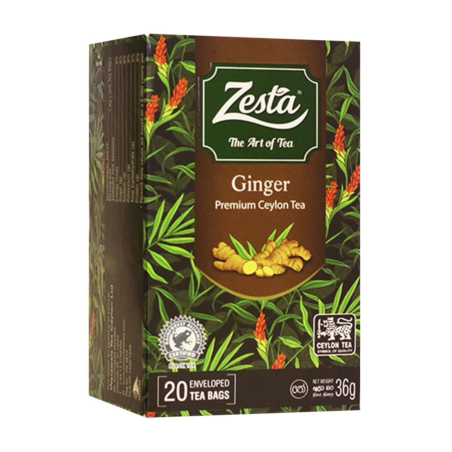 Zesta Ginger Premium Ceylon Tee (36 g) 20 Teebeutel