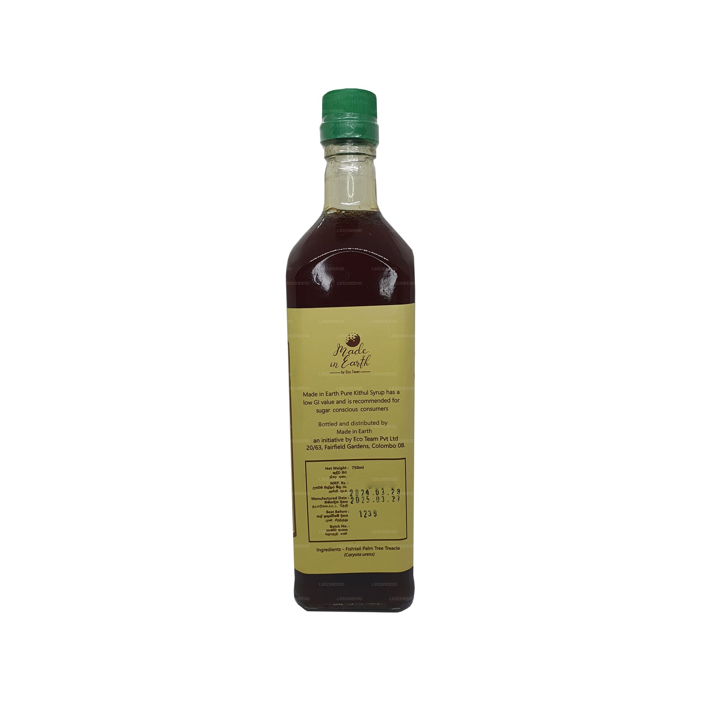 Made In Earth Reiner natürlicher Kithul-Sirup (375 ml)