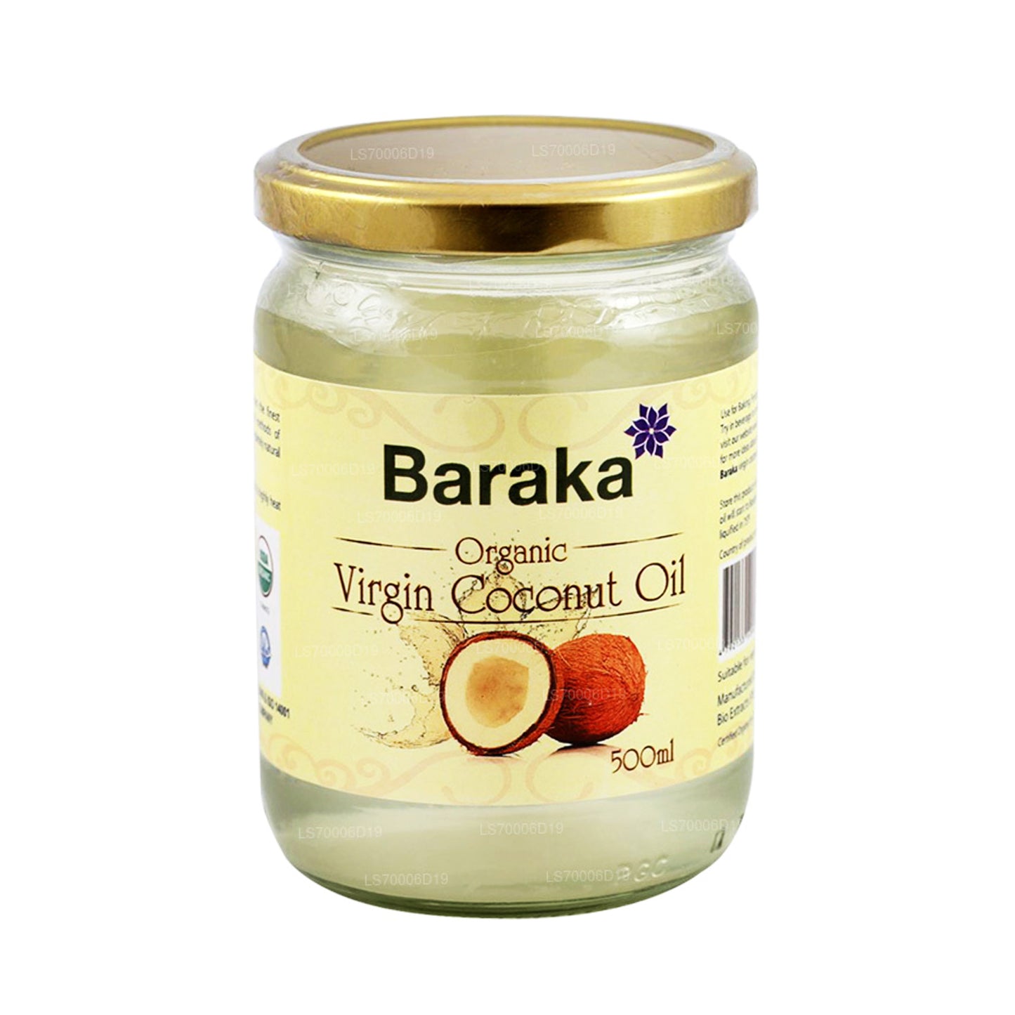 Baraka Virgin Coconut Oil (Glas)