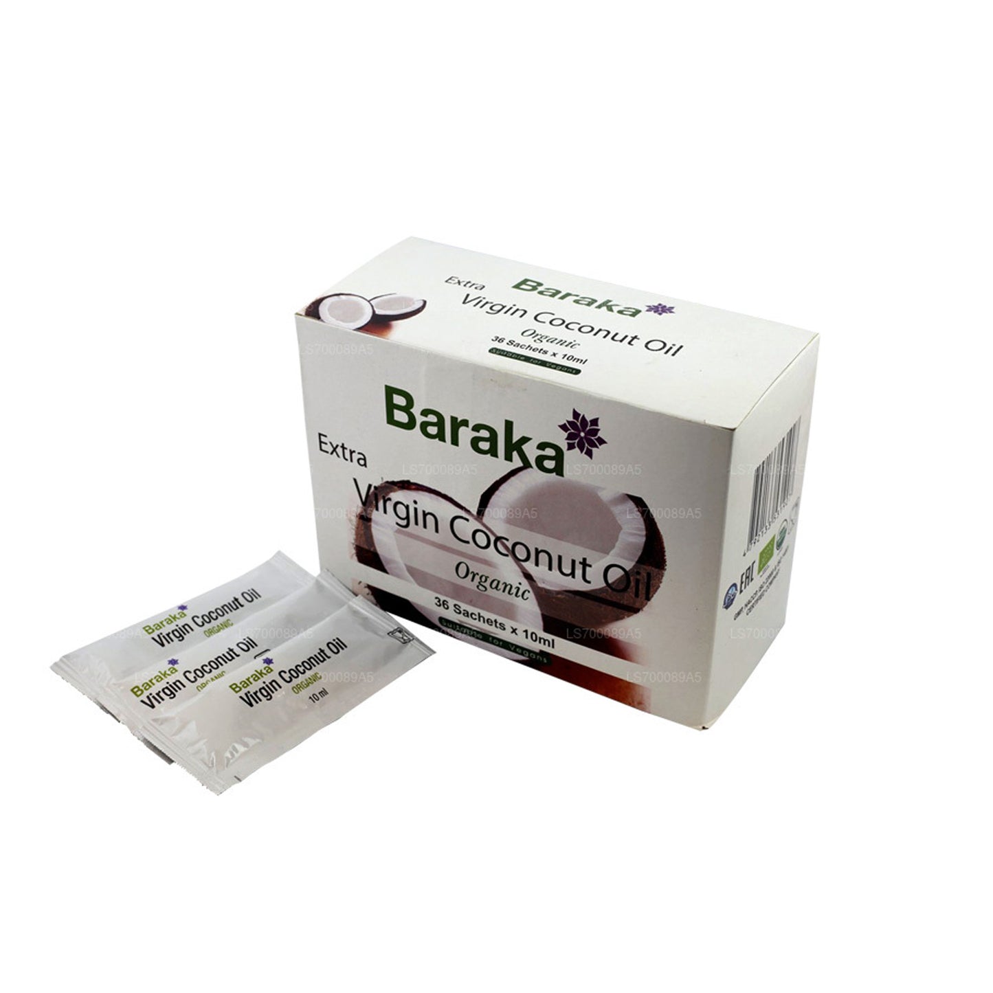 Baraka Virgin Coconut Oil Sachets (360 ml)