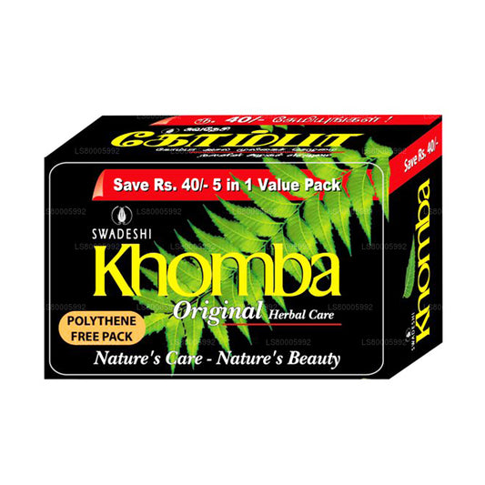 Swadeshi Khomba Original Seife 5 in 1 (5 x 75 g)