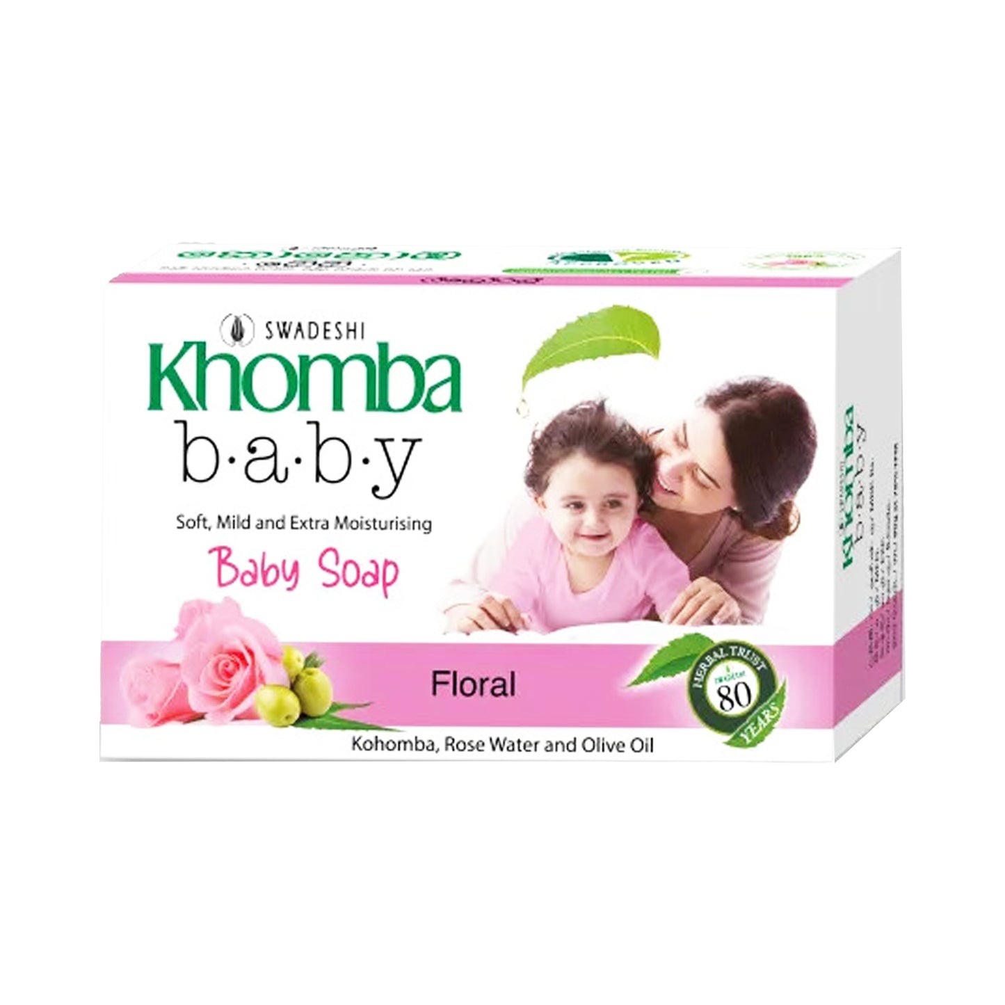 Swadeshi Khomba Babyseife Blumen (90g)