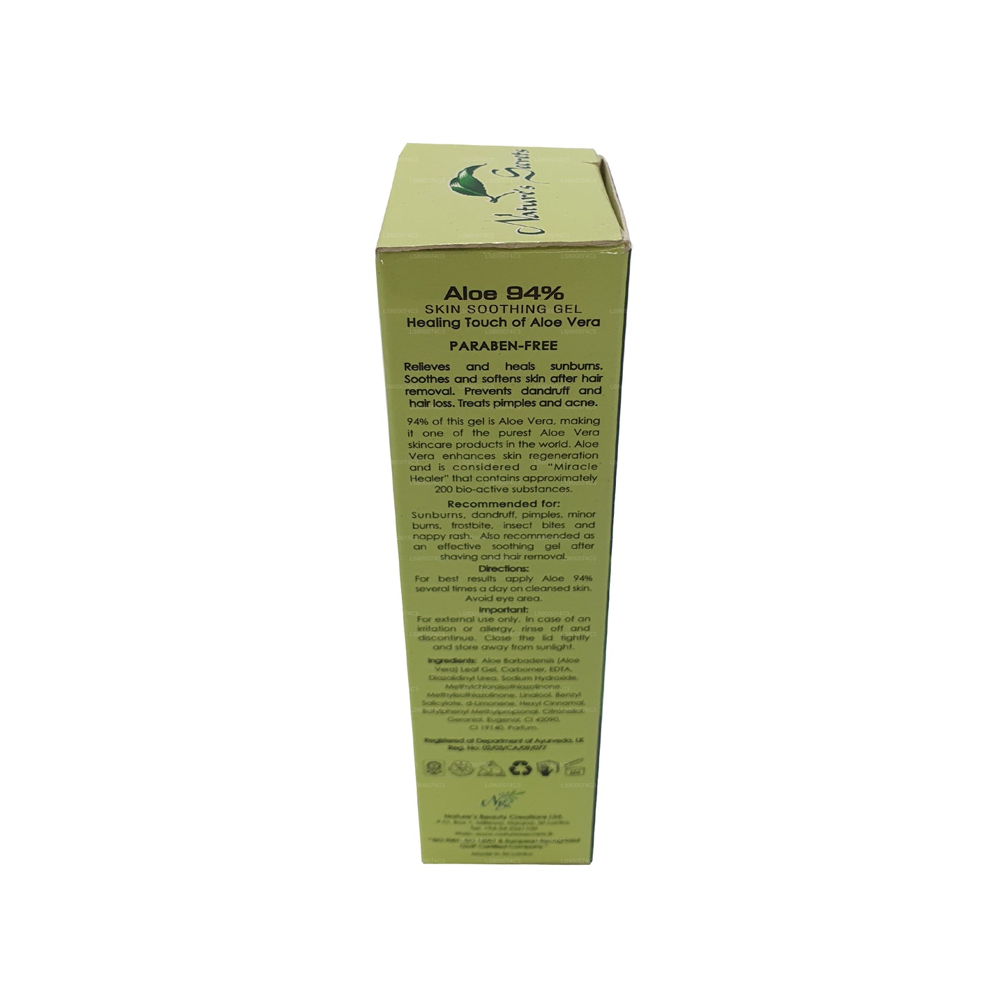 Nature`s Secrets Aloe 94% hautglättendes Gel (50 ml)