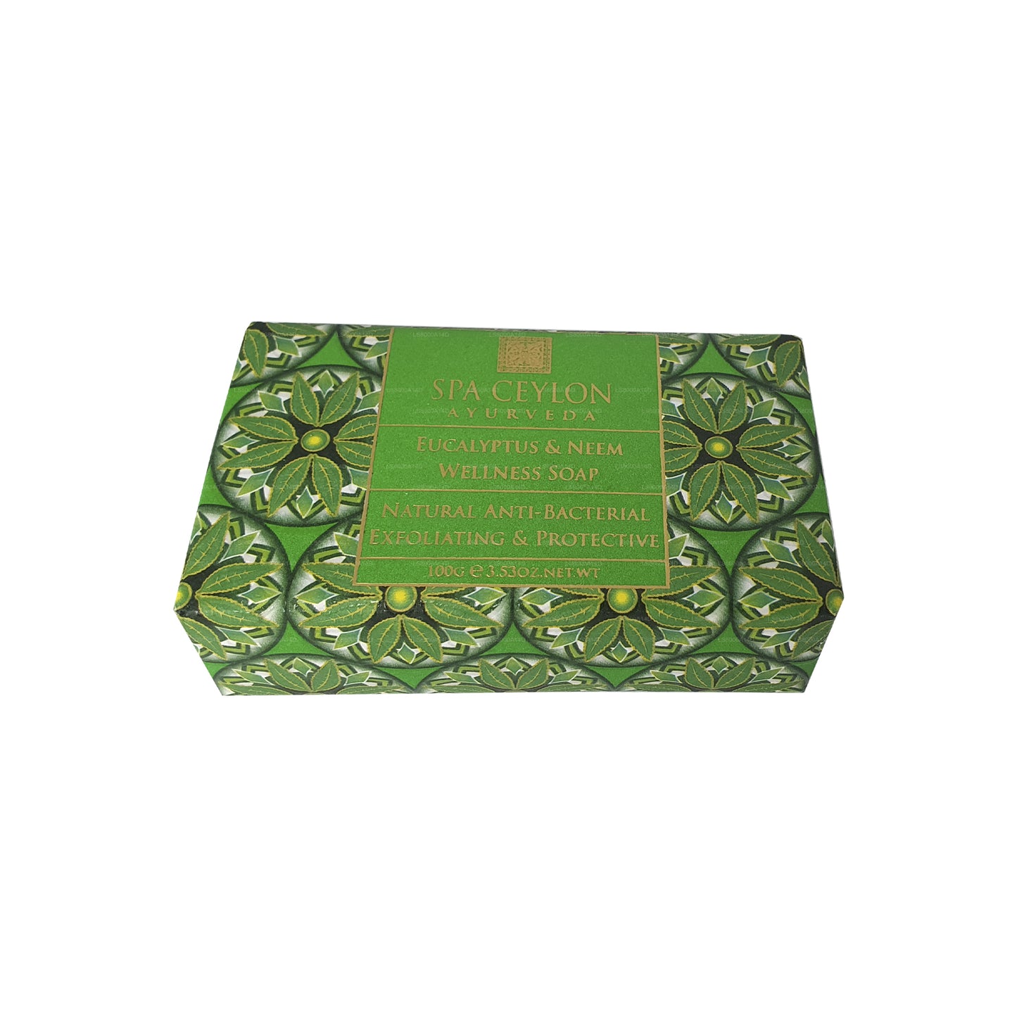 Spa Ceylon Eukalyptus &amp; Neem – Antibakterielle Peeling-Wellness-Seife (100 g)