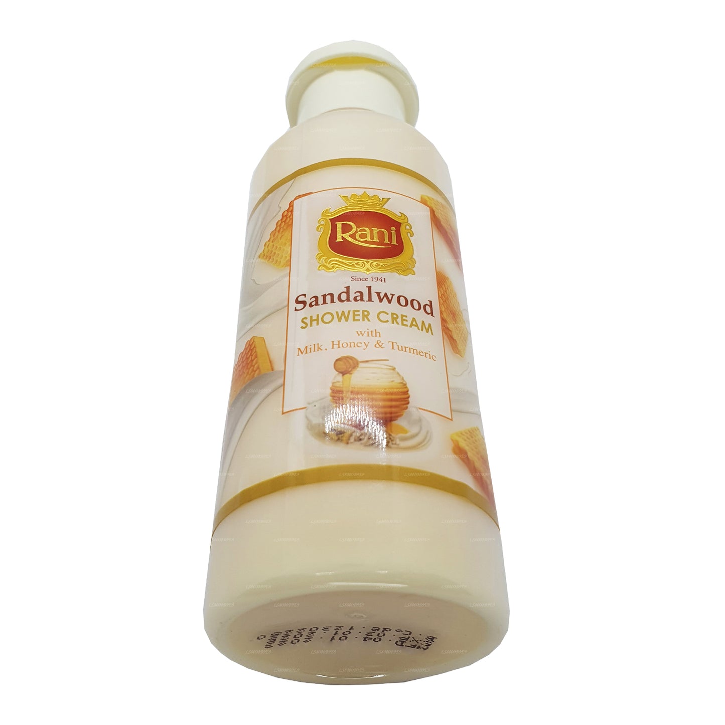 Swadeshi Rani Sandelholz-Duschcreme mit Milch, Honig und Kurkuma (250 ml)