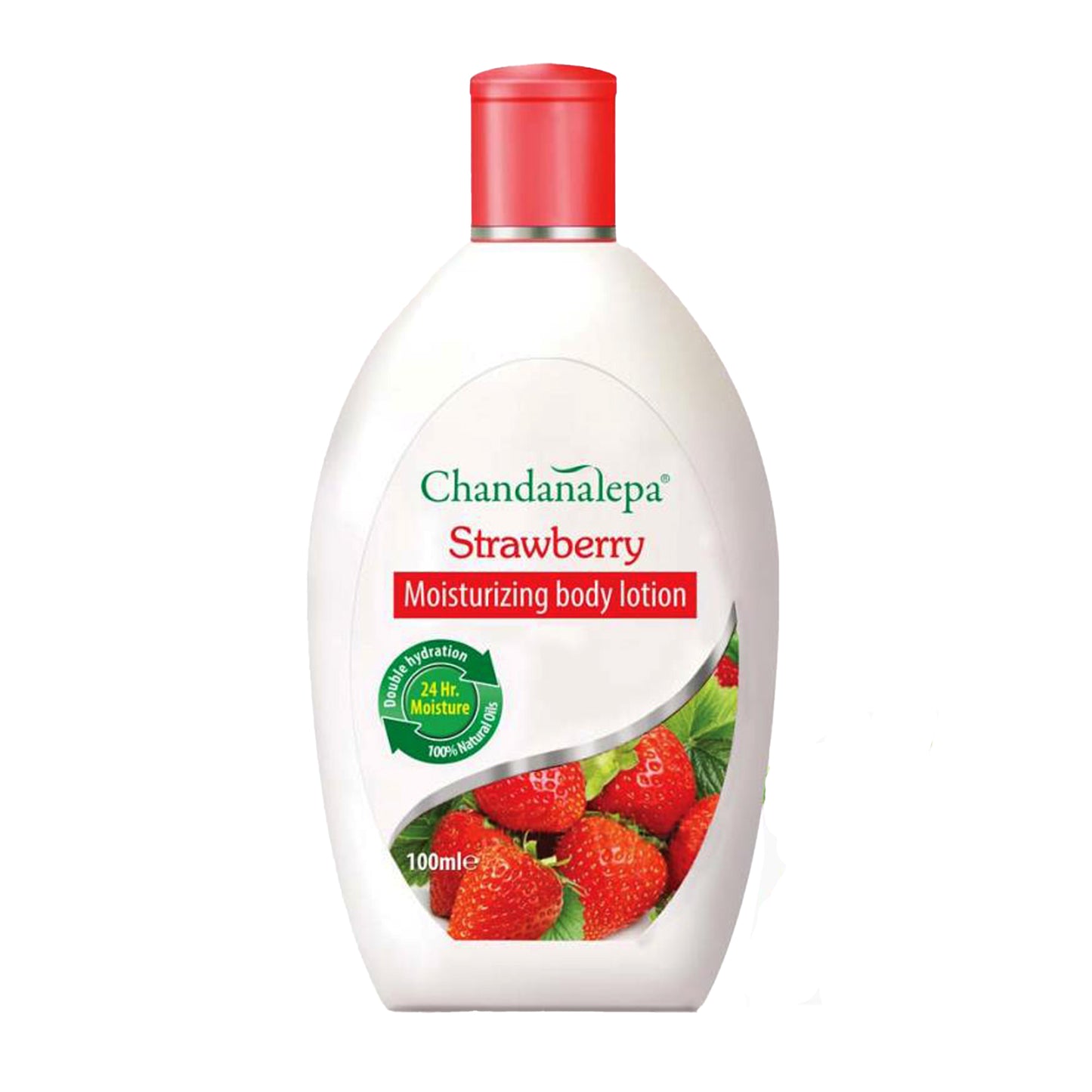 Chandanalepa Erdbeer-Körperlotion (100 ml)