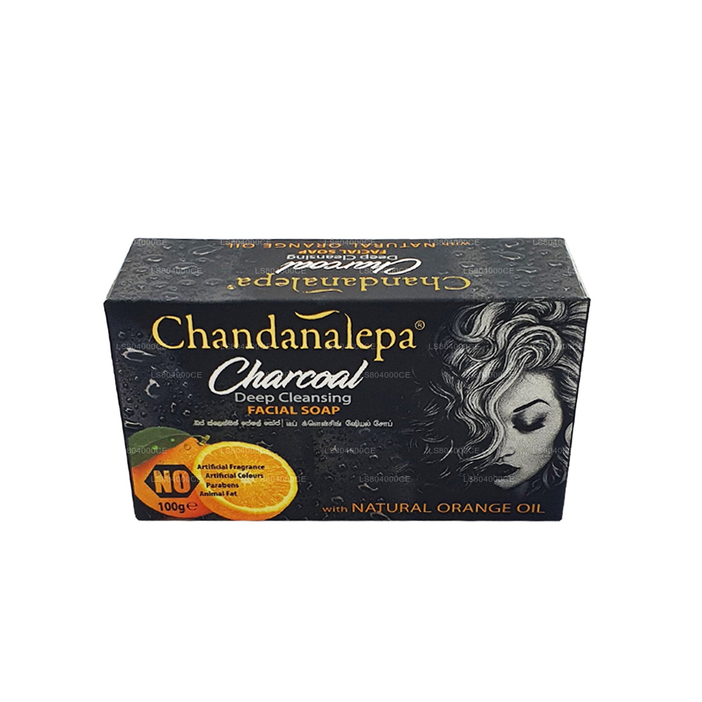 Chandanalepa Charcoal Tiefenreinigungsriegel (100 g)